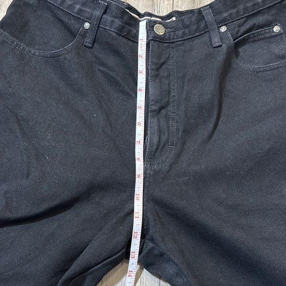 Harley-Davidson Biker Blues Black Denim Jeans Size 16 - Picture 9 of 12